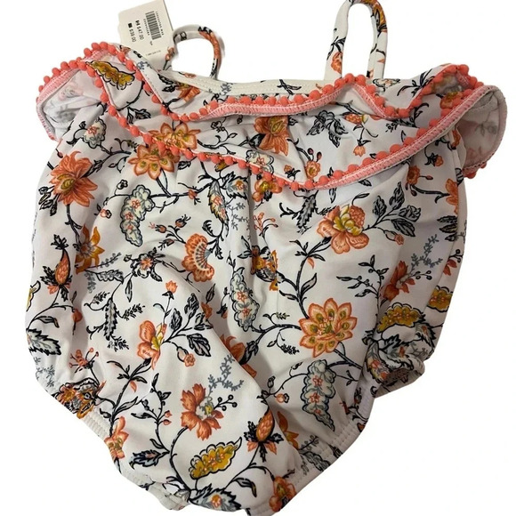 NWT Janie and Jack ruffled floral one piece - Picture 2 of 6